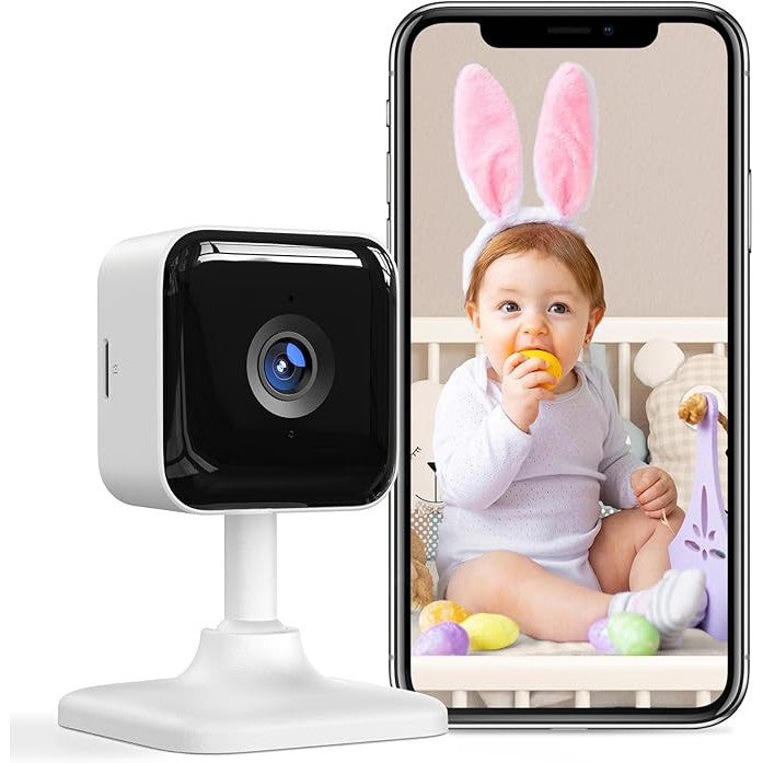 GNCC 1080P Smart WiFi Baby Monitor: Night Vision, 2-Way Audio, Alexa Compatible